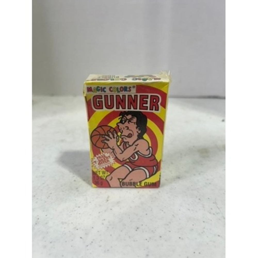 Vintage Magic Colors Gunner Bubble Gum‎ Factory Sealed Swell Philadelphia